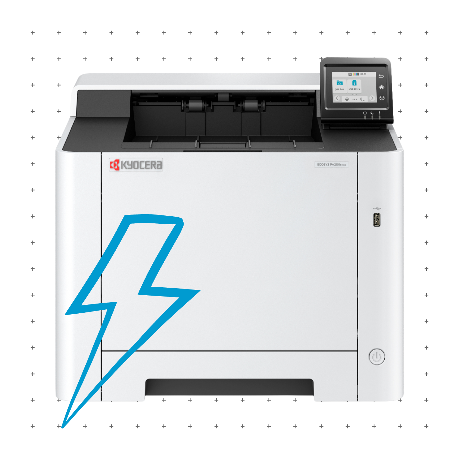 Impresora láser ECOSYS PA2101cwx a color de Kyocera en Colombia
