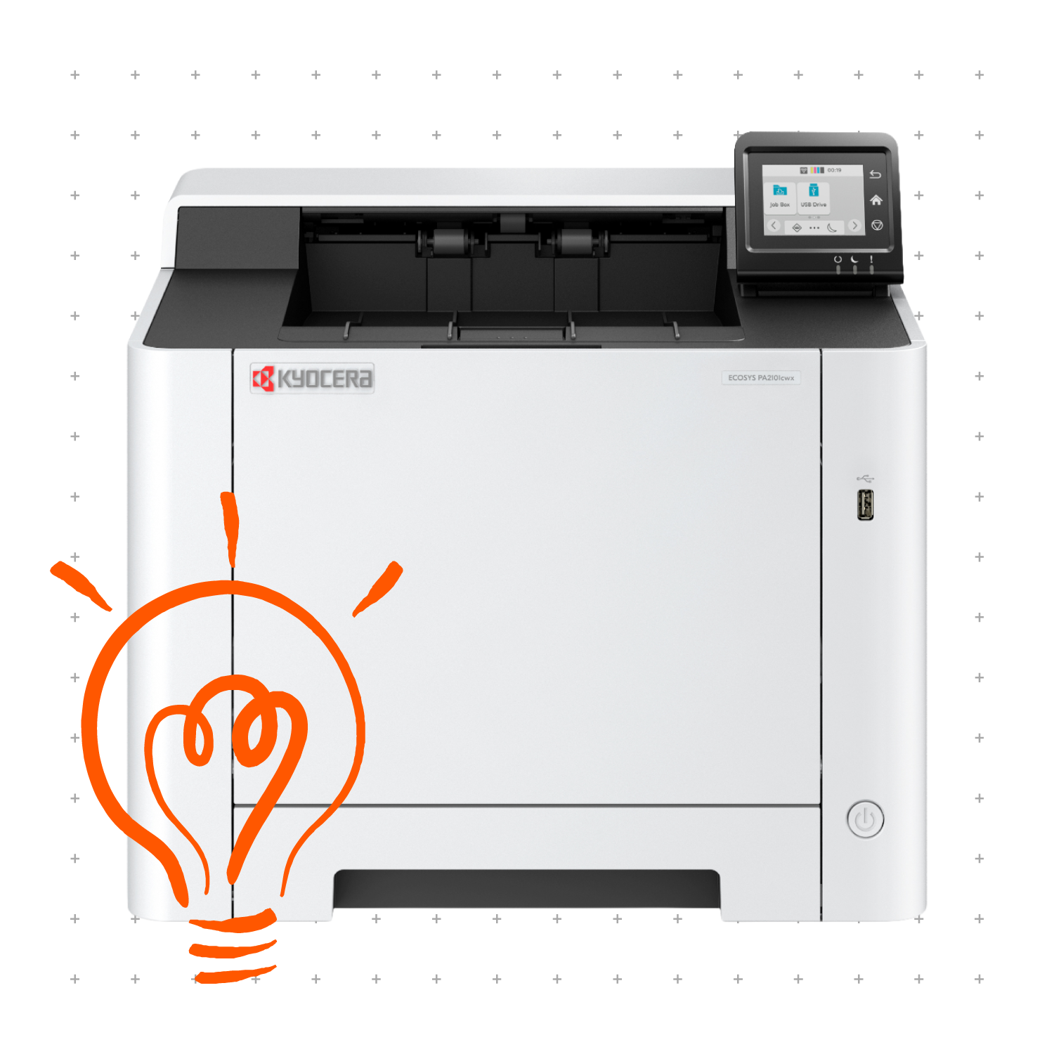 Impresora láser ECOSYS PA2600cwx a color de Kyocera en Colombia