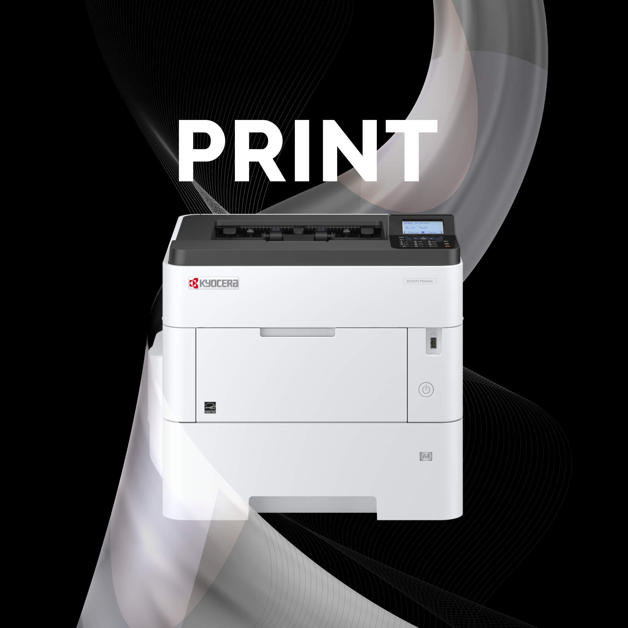 Impresora láser P3260dn de Kyocera en Colombia