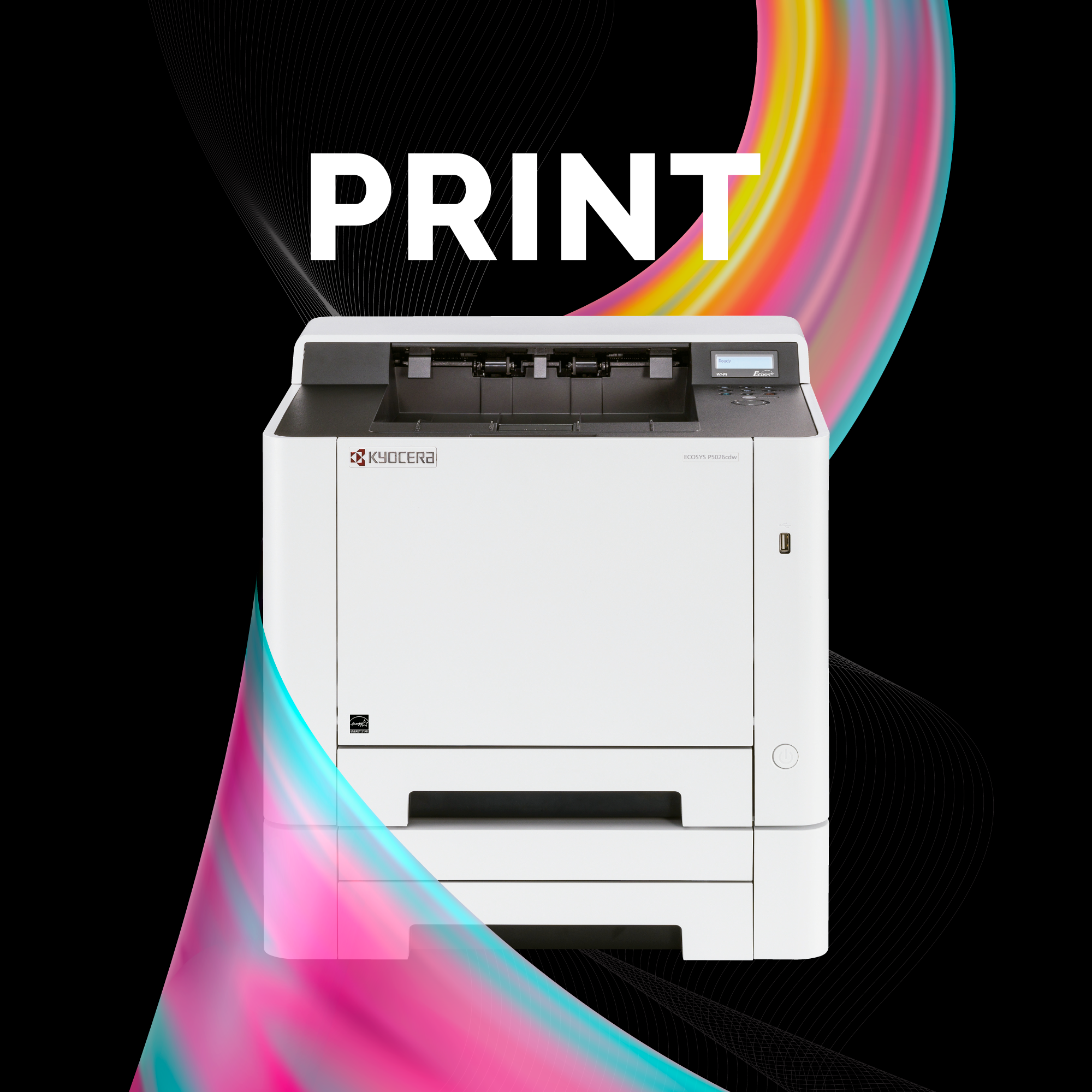 Impresora láser P5026cdw a color de Kyocera en Colombia