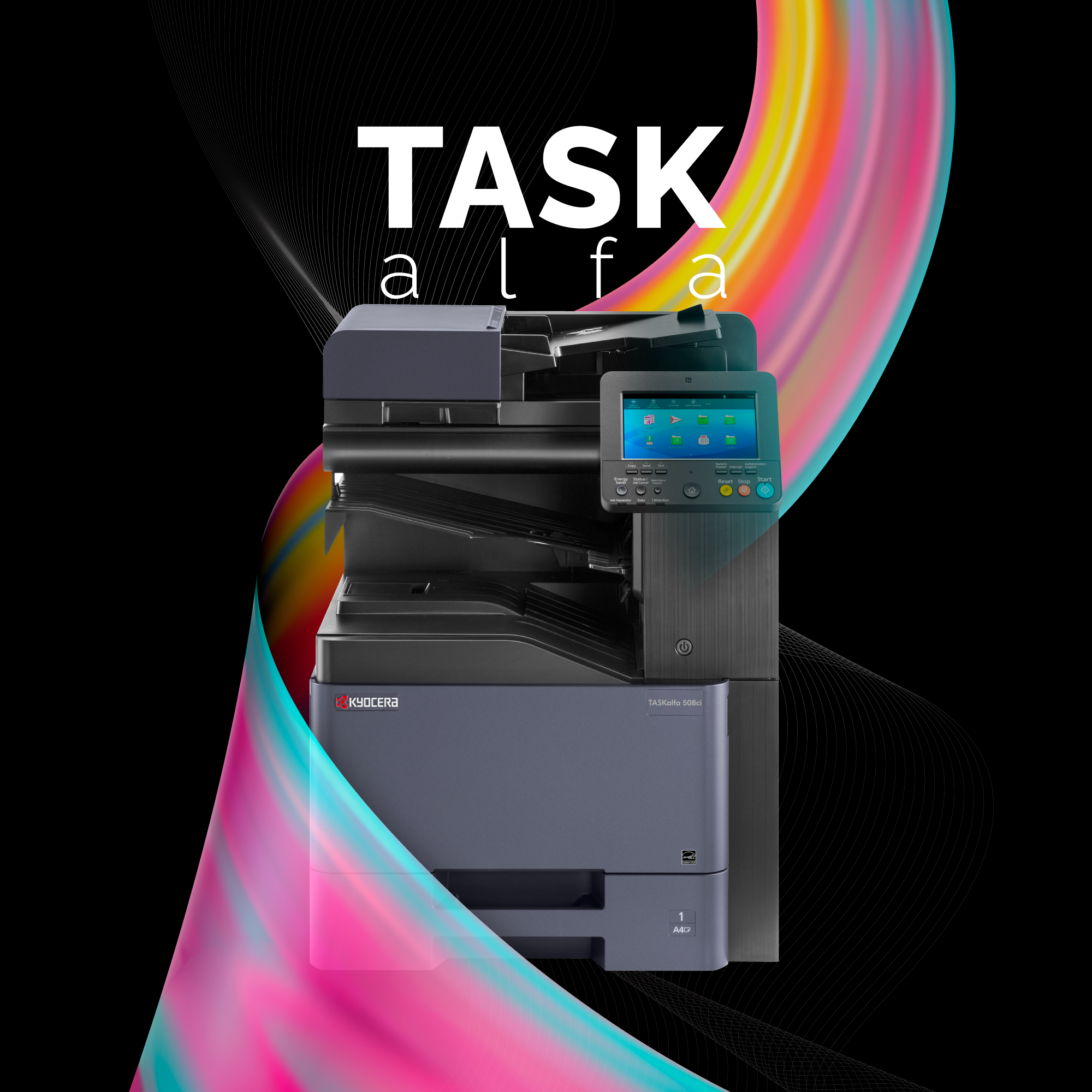 Multifuncional láser TASKalfa 508ci a color de Kyocera en Colombia