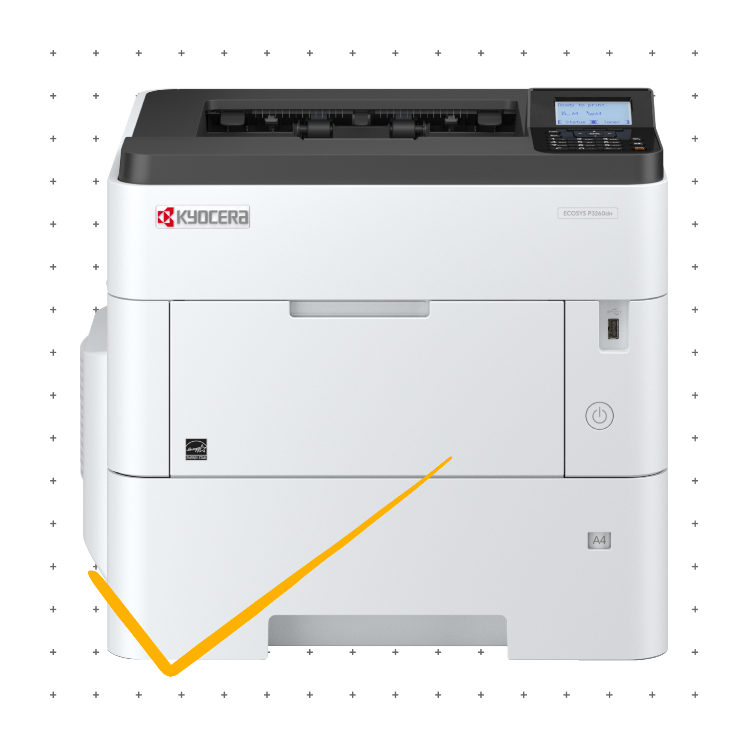 Impresora láser P3260dn a blanco y negro de Kyocera en Colombia